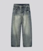 Deputy Department Blau Gewaschen Denim Pants (2)