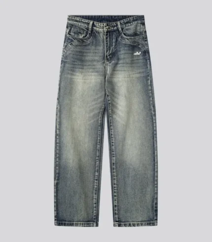 Deputy Department Blau Gewaschen Denim Pants (2)