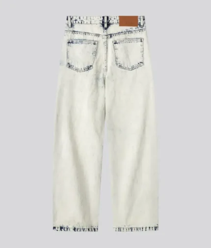 Deputy Department Bleached Denim Pants (1)