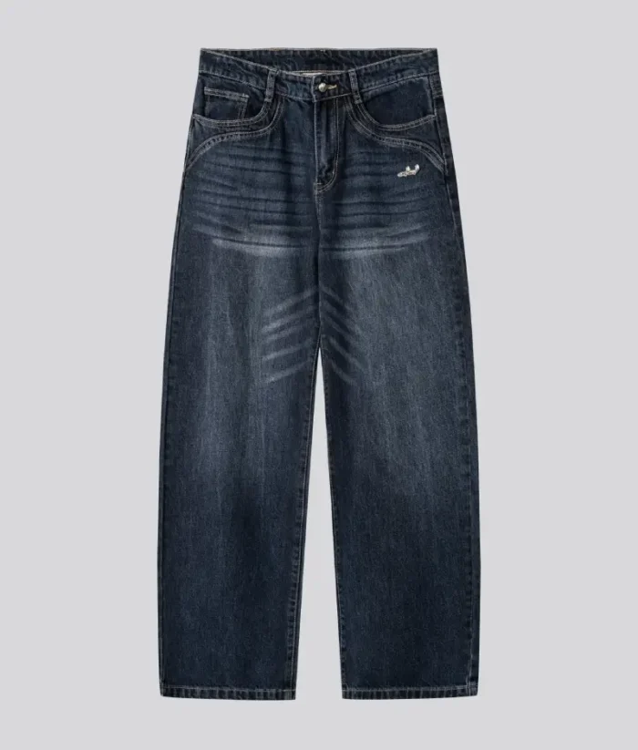 Deputy Department Raw Washed Denim Pants (2)